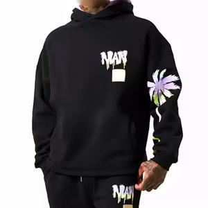 Sudadera con Capucha 100% Algodón para Hombre, Estilo Casual, Totalmente Personalizable, Nueva Moda, Alta Calidad, Ecológica - Product Image 2