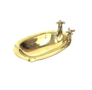 Soporte de pluma de bádminton doble de latón para uso doméstico y de oficina y decoración tienda de regalos productos de vela - Product Image 6