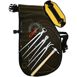 Professional horse shoeing chaps & Farrier tools set Hoof trimmers Hoof nail <b>puller</b> nail clinching pliers hammer Horse hoof pick - Product Image 1