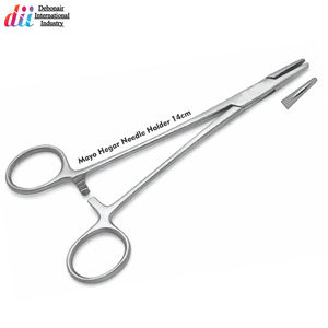 Kit d'instruments chirurgicaux de base réutilisables en acier de 35 pièces pour usage vétérinaire, comprenant des pinces et des porte-aiguilles - Product Image 6