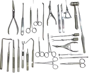 25 Pcs Rhinoplasty Surgical Instruments Set Nose Surgery Tools Stainless Steel for Aesthetic Plastic Nose Surgery Procedures - Product Image 3