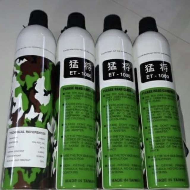 Green Gas ET-1000 10kg Airsoft & Paintball Gas - Combat Grade
