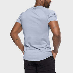 T-shirt d'Entraînement Imprimé Coupe Ajustée pour Homme, Écologique, Séchage Rapide, Respirant, Léger, Vêtements de Sport Courts pour Gym et Fitness en Gros - Product Image 4