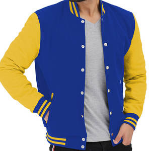 Chaquetas Varsity Personalizadas para Hombre, Corte Ajustado, Invierno, Mezclilla, Transpirables, Resistentes al Viento, Casuales, Decoración con Patrón de Viscosa - Product Image 3