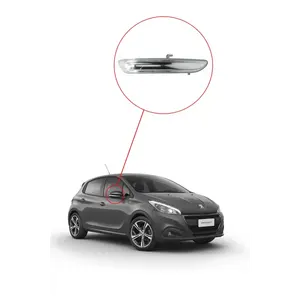 Rétroviseur extérieur droit compatible Peugeot 208 et Opel Corsa F avec clignotant LED, en verre et plastique ABS, 1607512680, état neuf - Product Image 4