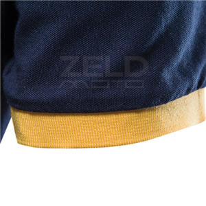 T-shirts polo de qualité supérieure pour hommes, coton respirant coupe ajustée, personnalisé avec logo avant, tissu 100% coton - Product Image 4