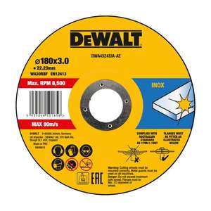 Para disco de corte de acero inoxidable de molibdeno de alto rendimiento Dewalt diseño deprimido - Product Image 1