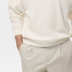 Sudadera de Manga Larga para Hombre con Diseño de Logotipo Personalizado, Ropa Casual de Color Sólido para Compradores al por Mayor, Servicio OEM 2026 - Product Image 2