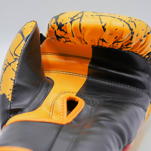 ถุงมือชกมวยหนัง PU ถุงมือฝึกชกมวยสำหรับมืออาชีพ OEM โลโก้ตามสั่งดีไซน์หนังแท้ - Product Image 2