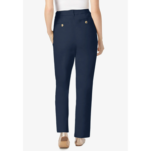 Service personnalisé OEM Pantalons et pantalons pour femmes Qualité supérieure Bon marché Couleur unie Confortable Pantalon chino élégant de BD - Product Image 5