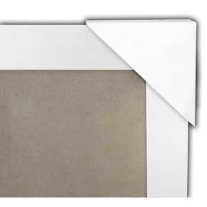 Cadre photo décoratif en bois blanc format A4, cadre à suspendre avec motif carré, cadre à bascule en métal très demandé 50 x 150 cm - Product Image 5