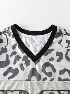Service OEM Maillot de football américain imprimé par sublimation avec logo sur mesure Maillot de football américain de haute qualité à bas quantité minimale de commande - Product Image 4