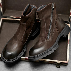 รองเท้าลำลองน้ำหนักเบาพร้อมแผ่นรองซับเหงื่อและโครงสร้างยืดหยุ่น รองเท้าใส่ได้ทุกวันสำหรับผู้ชาย รองเท้าหนัง - Product Image 2