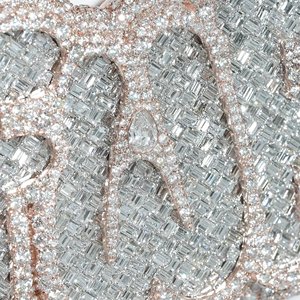 Colgante Personalizado con Letras de Burbuja |   Moissanita VVS |   Plata de Ley 925 |   Joyería Hip Hop con Incrustaciones de Diamantes - Product Image 2