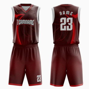 Sublimation complète Sequin Pratique Réversible Couleur Mustad Logo personnalisé Uniformes Gris Ensemble de maillots de basket-ball pour hommes - Product Image 1