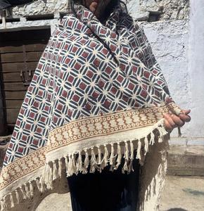 Customized 100% Cotton <b>Throw</b> <b>for</b> Bed & <b>Couch</b> Hand Block Printed Sofa/Bed <b>Throw</b> Blanket 52 "x 70" | Artisanal Indian TNT Fabric - Product Image 4