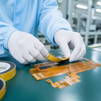 Pita Perekat PET Hitam Dua Sisi dengan Lapisan Kertas Kuning Perekat Akrilik 30-205um untuk Modul Backlight FPC OLED Kustom OEM