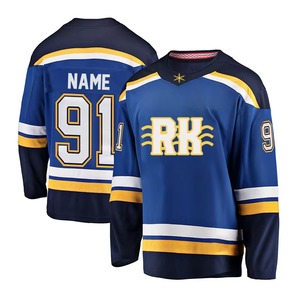 ชุดฮอกกี้น้ำแข็งแบบใหม่ คุณภาพสูง รับผลิตตามแบบ บริการ OEM ดีไซน์ล่าสุด ชุดทันสมัย ระบายอากาศได้ดี แห้งเร็ว 100% - Product Image 6