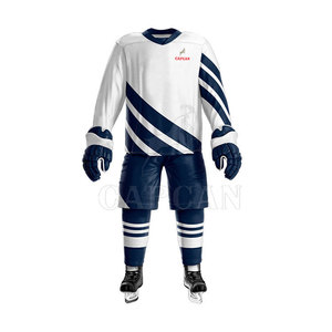 Uniforme de Hockey sobre Hielo Personalizado de la Mejor Calidad, Impreso a Color, para Hombre, 100% Poliéster, Ropa de Equipo de Sialkot - Product Image 1