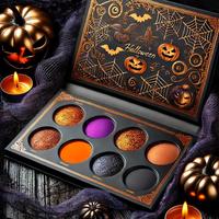 Palette Sans Logo Marque Privée Palette De Fards À Paupières 24 Couleurs Vacances Shimmer Glitter Maquillage Imperméable Halloween Palette De Fard À Paupières