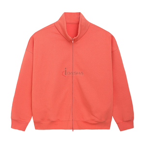 2025 Sudadera de cuello redondo personalizada Unisex de alta calidad suelta lisa en blanco con cremallera invierno OEM impreso sudaderas con capucha para hombre - Product Image 4