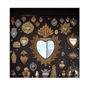 กรอบรูปทางศาสนาสำหรับตกแต่งบ้านของตกแต่งบ้านทำจากโลหะรูปหัวใจศักดิ์สิทธิ์ศักดิ์สิทธิ์ - Product Image 2