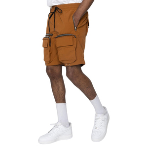 CustomMade <b>Men</b> Utility <b>Cargo</b> Heavy Nylon Multiple Pockets Shorts High Quality Tactical Out Door <b>Brown</b> <b>Cargo</b> Short Pants - Product Image 3