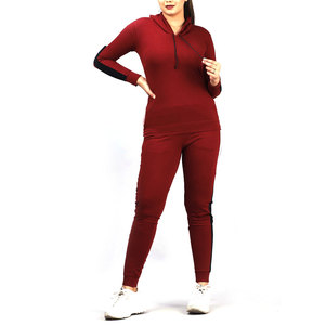 Conjuntos de chándales con bloques de Color personalizados para mujer, venta al por mayor - Product Image 1