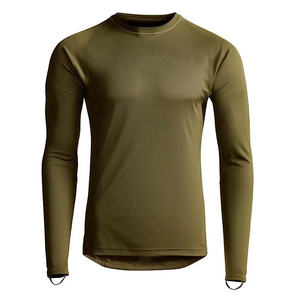 Camisa de secado rápido de camuflaje de manga larga ligera para hombre para pesca de verano y Tiro Core Crew a equipo de caza tipo soporte de árbol - Product Image 6