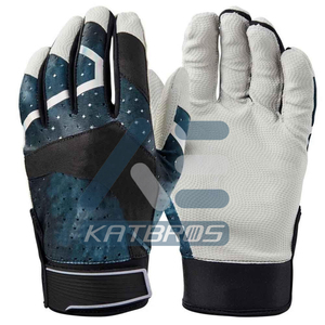 <b>Top</b> Rated Cabretta Leather Baseball Batting Gloves for Strong Grip Low Price Fast <b>Swing</b> Support and Training Use - Product Image 5