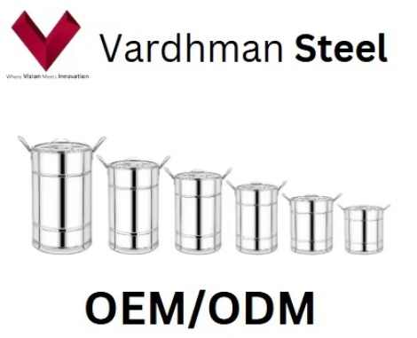 Customized Logo 20LTR Stainless Steel Hot Pot Large Metal Cooking Pot Food Warmer Casserole High Quality for Soup
