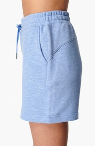 Pantalones cortos deportivos de cintura alta para mujer, pantalones cortos informales para mujer con cintura elástica alta para playa, pantalones cortos de moda para mujer - Product Image 4