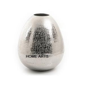 Vase à fleurs en aluminium couleur or de conception fantaisie Vase à fleurs rond en forme de Handi de taille personnalisée avec qualité de luxe - Product Image 3