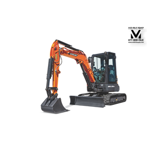 Mini-excavatrice DEVELON DX35Z-7, poids opérationnel de 3,5 tonnes, état neuf, application de construction, moteur principal, godet - Product Image 1