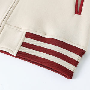 Chaquetas de Béisbol Personalizadas de Delta Sigma Theta, Color Carmesí y Borgoña, Bordado de Chenilla con Letras Griegas - Product Image 5