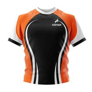 Uniforme de Rugby para Hombre de Alta Calidad, con Logotipo Personalizado, Transpirable, Tallas Grandes, 100% Poliéster, Nuevo Estilo, Precio Ajustable - Product Image 3