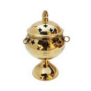 Brûleur d'encens en métal de luxe brûleur d'encens en gros brûleur d'encens en résine en laiton personnalisé pour Offre Spéciale - Product Image 5