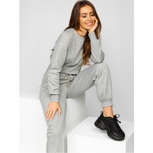 Ensemble de survêtement d'hiver respirant d'entraînement décontracté pour femmes grande taille coupe-vent pour la course - Product Image 2