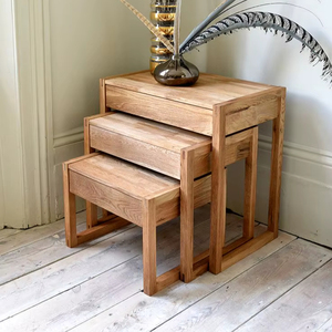 โต๊ะทำรังไม้ที่ดีที่สุดสำหรับพื้นที่ขนาดเล็กเฟอร์นิเจอร์ขนาดกะทัดรัดสำหรับห้องนอนห้องนั่งเล่นและสำนักงาน - Product Image 1