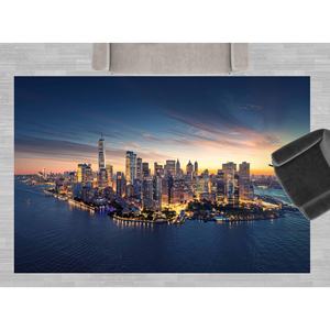 Tapis imprimé New York Skyline : Tapis mural épais et moderne pour bureau, tapis doux non tissé - Product Image 5