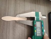 Cucchiaio in Legno per Gelato 75mm Forma Mini Magnum Biodegradabile per Alimenti Personalizzabile con Logo Disponibile Direttamente dalla Fabbrica