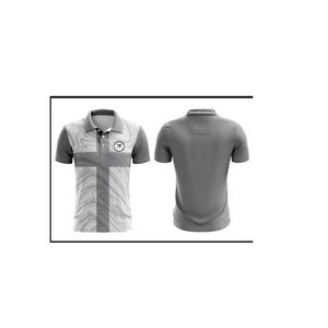Nouveaux hommes 100% coton et polyester T-Shirts haute élasticité léger respirant sueur sport revers Style formel - Product Image 1