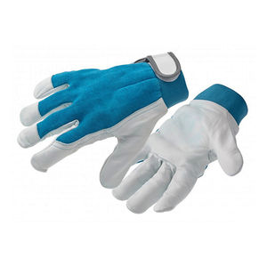 Gants d'assemblage en cuir de mécanicien de meilleure qualité de 15mil d'épaisseur résistants à la chaleur et durables pour les travaux de mécanique et de sécurité industrielle - Product Image 5