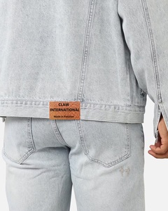 เสื้อแจ็คเก็ตเดนิมทรงทรัคเกอร์สำหรับผู้ชาย สไตล์สตรีท ลายการ์ตูน ผ้าฝ้าย 100% กันลม กันน้ำ ผลิตในปากีสถาน โดย CLAW INTERNATIONAL - Product Image 6