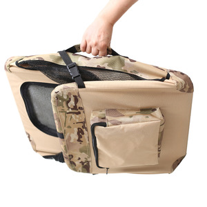 2023 Nouveau produit Caisse de voyage pour chien avec cadre en acier solide, caisse pliable pour animaux de compagnie, caisse pour chien portable pour grands chats et petits chiens - Product Image 3