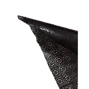 Cuir de vachette marron foncé de qualité supérieure avec une texture lisse et un design découpé au laser de 1 à 22 pieds carrés Disponible sur commande. - Product Image 4