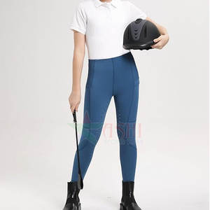 Women Seamless Riding <b>Leggings</b> Soft Equestrian Tights Wholesale Custom Factory <b>Waterproof</b> Windproof Spandex/Polyester Jodhpur - Product Image 5