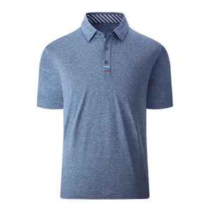 Camisetas de Polo de manga corta informales para hombre, camisetas de golf con cuello de rendimiento de secado rápido, diseño de Jersey transpirable - Product Image 6