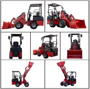 รถตักล้อยางไฮท็อป 3 ตัน ขับเคลื่อนสี่ล้อ - ดีไซน์ปรับแต่งได้ พร้อมระบบยกไฮดรอลิกทรงพลังและอุปกรณ์ตัก - Product Image 3