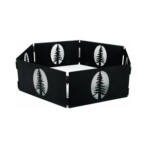 Portable Wood Burning New Upgrade High Temperature Modern <b>Camping</b> Resistant Metal <b>Fire</b> <b>Pit</b> Ring for Outdoor Use - Product Image 3